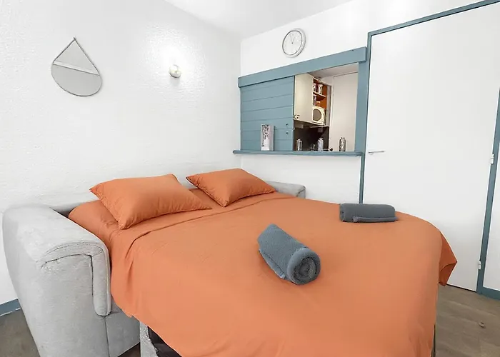 Avec Piscine, Balcon Prive A 5 Min Daire *